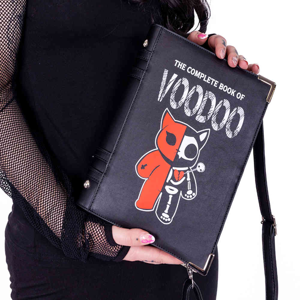 Cupcake Cult - Voodoo Book Sac d'épaule - Noir